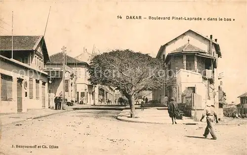 AK / Ansichtskarte Dakar Boulevard Pinet Laprade dans le bas Dakar