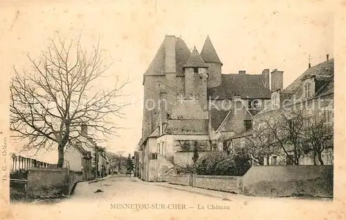 AK / Ansichtskarte Mennetou sur Cher Chateau Mennetou sur Cher