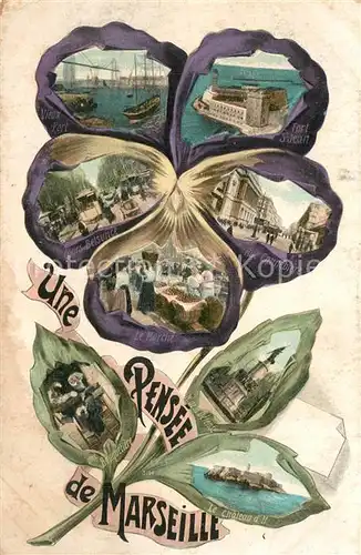 AK / Ansichtskarte Marseille_Bouches du Rhone Sehenswuerdigkeiten Marseille