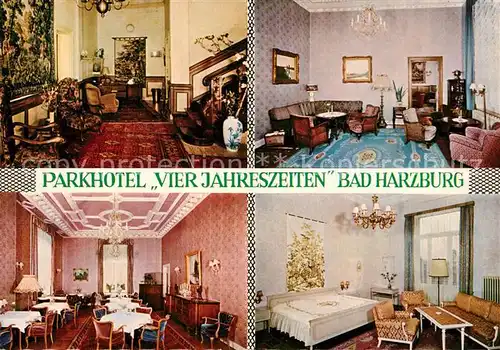AK / Ansichtskarte Bad_Harzburg Parkhotel Vier Jahreszeiten Innenansichten Bad_Harzburg