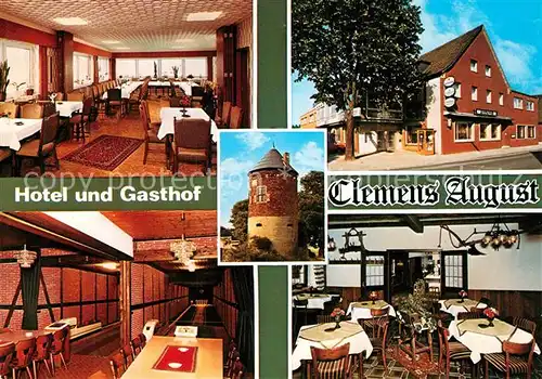 AK / Ansichtskarte Davensberg Hotel Gasthof Clemens August Restaurant Kegelbahn Davensberg