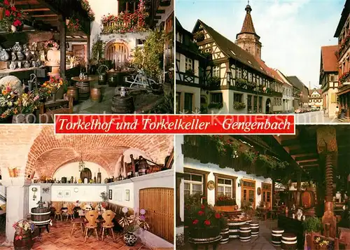 AK / Ansichtskarte Gengenbach Altes Steinkellerhaus Torkelhof Kueferstube Altstadt Fachwerkhaus Gengenbach