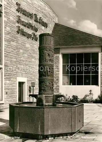 AK / Ansichtskarte Bitburg Brauerei Th. Simon Simonbraeu Bitburger Pils Brunnen Bitburg