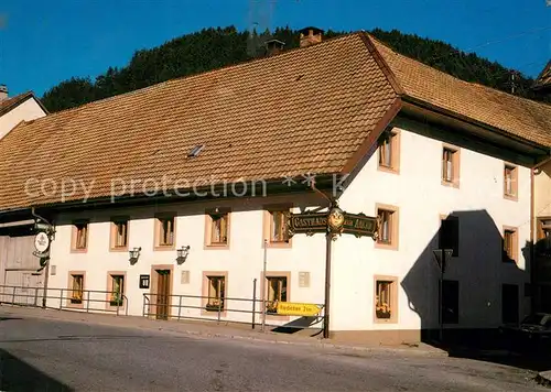 AK / Ansichtskarte Atzenbach Gasthaus zum Adler im Schwarzwald Atzenbach