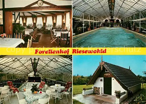 AK / Ansichtskarte Nordhastedt Hotel Restaurant Forellenhof Bungalow Nordhastedt