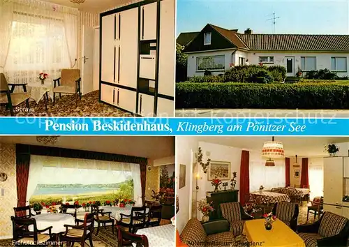 AK / Ansichtskarte Klingberg Pension Beskidenhaus am Poenitzer See Klingberg