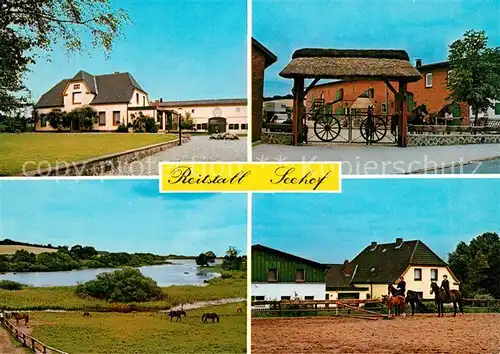 AK / Ansichtskarte Krems_II Reitstall Seehof am Wardersee Landschaftspanorama Krems_II