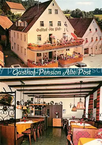 AK / Ansichtskarte Obertrubach Gasthof Pension Alte Post Obertrubach