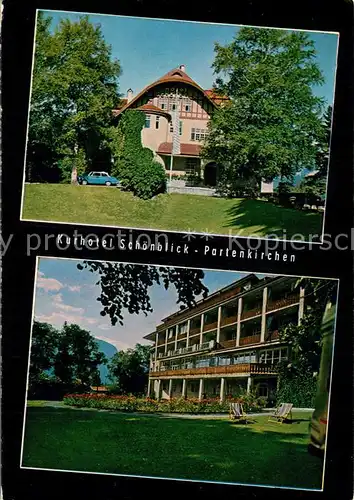 AK / Ansichtskarte Partenkirchen Kurhotel Schoenblick Park Partenkirchen