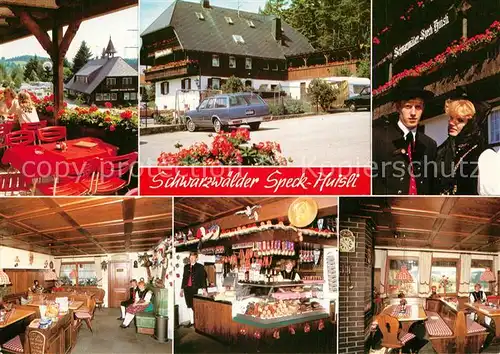 AK / Ansichtskarte Rothaus_Grafenhausen Schwarzwaelder Speck Huisli Restaurant Trachten Rothaus Grafenhausen