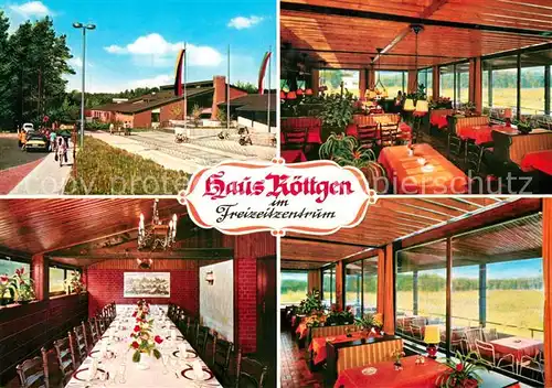 AK / Ansichtskarte Walbeck_Rheinland Cafe Restaurant Haus Roettgen Festsaal Freizeitzentrum Walbeck_Rheinland