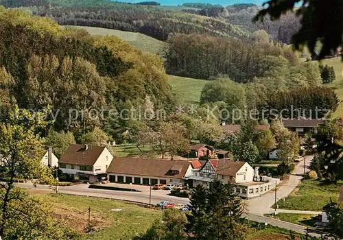 AK / Ansichtskarte Hoeffe Hotel Gasthof Hoeffer Hof Landschaftspanorama Hoeffe