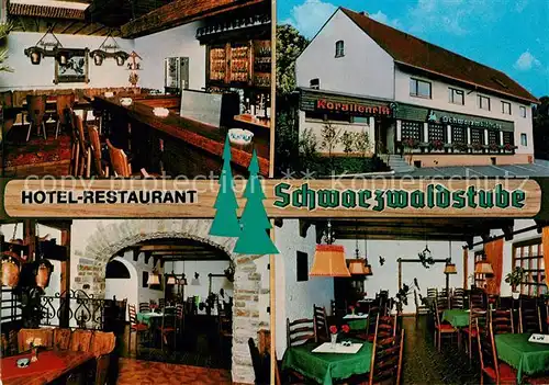 AK / Ansichtskarte Oellingen_Westerwald Hotel Restaurant Schwarzwaldstube Oellingen_Westerwald