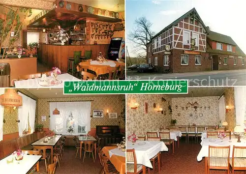 AK / Ansichtskarte Horneburg_Niederelbe Hotel Restaurant Waidmannsruh Horneburg Niederelbe