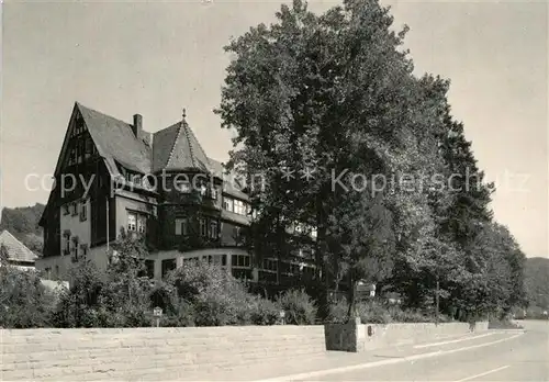 AK / Ansichtskarte Weinheim_Bergstrasse Gaststaette Erholungsheim Waldschloss Weinheim_Bergstrasse