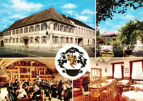 AK / Ansichtskarte Edesheim_Pfalz Gasthaus Zum goldenen Engel Restaurant Edesheim Pfalz