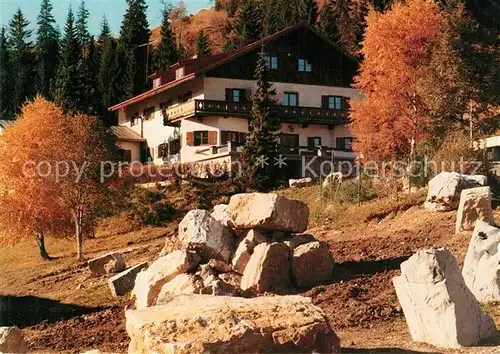 AK / Ansichtskarte Bayrischzell Siemens Berghaus Herbststimmung Bayrischzell