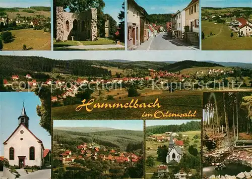 AK / Ansichtskarte Hammelbach Teilansichten Motiv mit Kirche Panorama Hammelbach