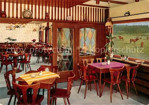 AK / Ansichtskarte Oberhundem Waldhaus Hirschgehege Restaurant im Rothaargebirge Oberhundem