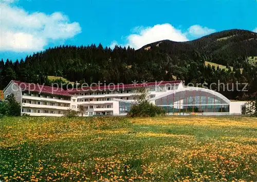 AK / Ansichtskarte Saulgrub Blindenkur  und Erholungsheim Blumenwiese Saulgrub