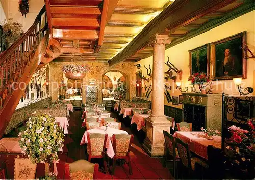 AK / Ansichtskarte Rothenburg_Tauber Baumeisterhaus Cafe Restaurant Konditorei Rothenburg Tauber