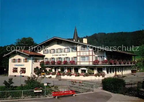 AK / Ansichtskarte Wengen_Kempten_Allgaeu Hotel Gasthof Engel Wengen_Kempten_Allgaeu