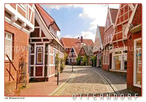 AK / Ansichtskarte Otterndorf_Niederelbe Altstadt Fachwerkhaeuser Otterndorf Niederelbe