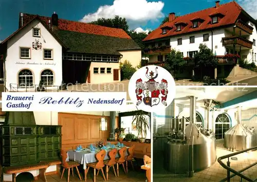 AK / Ansichtskarte Staffelstein Brauerei Gasthof Reblitz Staffelstein