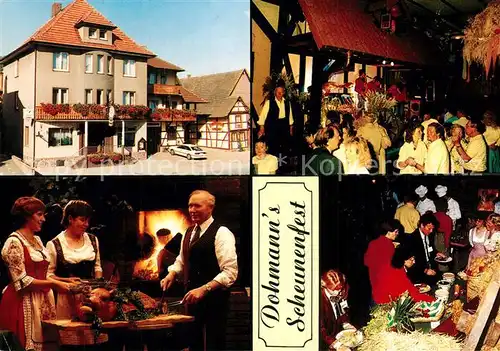 AK / Ansichtskarte Godelheim Dohmann s Scheunenfest weserlaendischer Bauernschwoof Godelheim