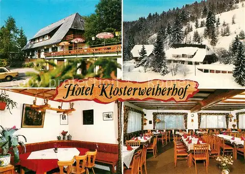 AK / Ansichtskarte Wittenschwand Hotel Klosterweiherhof Restaurant Wittenschwand