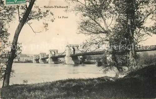 AK / Ansichtskarte Saint_Thibault_Cher Pont sur la Loire Saint_Thibault_Cher