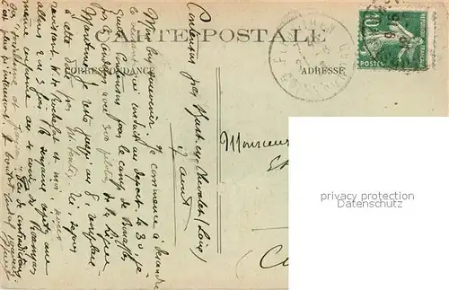 AK / Ansichtskarte Saint Just en Chevalet Chateau de Contenson Porte Principale Etang Saint Just en Chevalet