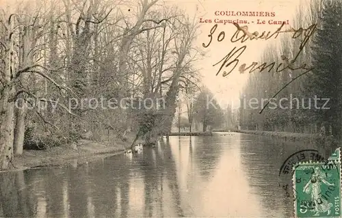 AK / Ansichtskarte Coulommiers Les Capucins Canal Coulommiers