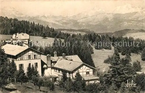 AK / Ansichtskarte Aix les Bains Hotels P.L.M. du Revard et le Mont Blanc Alpes Francaises Aix les Bains