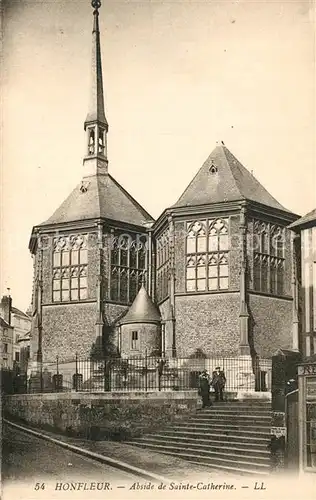 AK / Ansichtskarte Honfleur Abside de Sainte Catherine Honfleur