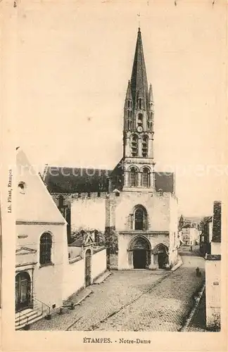 AK / Ansichtskarte Etampes Eglise Notre Dame Etampes