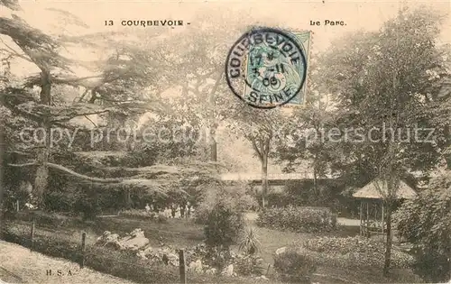 AK / Ansichtskarte Courbevoie Parc Courbevoie