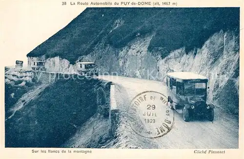 AK / Ansichtskarte Le_Puy_de_Dome Route Automobile Le_Puy_de_Dome
