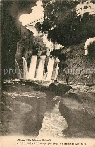 AK / Ansichtskarte Bellegarde sur Valserine Gorges de la Valserine et Cascades Bellegarde sur Valserine