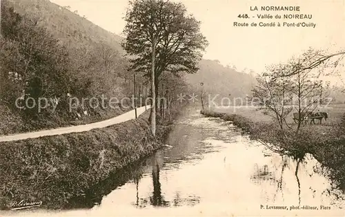 AK / Ansichtskarte Conde sur Noireau Route de Conde a Pont d Ouilly Vallee du Noireau Conde sur Noireau