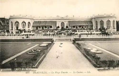 AK / Ansichtskarte Deauville Plage Fleurie Casino Deauville