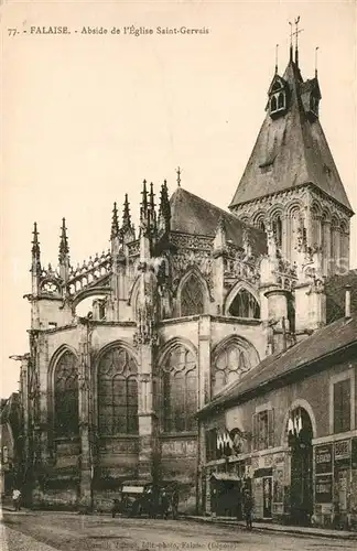 AK / Ansichtskarte Falaise_Calvados Abside de l Eglise Saint Gervais Falaise_Calvados