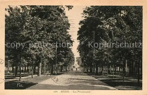 AK / Ansichtskarte Reims_Champagne_Ardenne Les Promenades Reims_Champagne_Ardenne