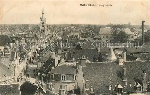 AK / Ansichtskarte Montargis_Loiret Vue generale sur la ville Montargis Loiret