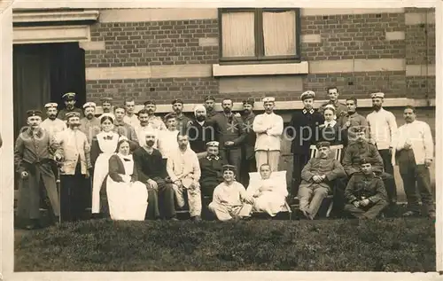 AK / Ansichtskarte Bruessel_Bruxelles Lazarett Bruessel_Bruxelles