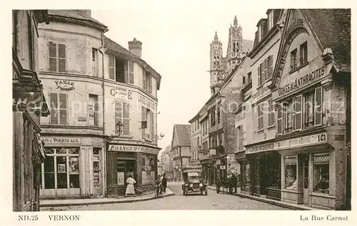 AK / Ansichtskarte Vernon_Ardeche La Rue Carnot Vernon Ardeche