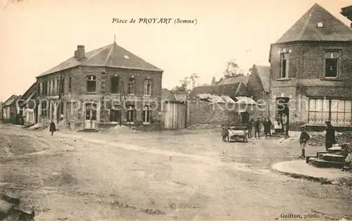 AK / Ansichtskarte Proyart Place Proyart