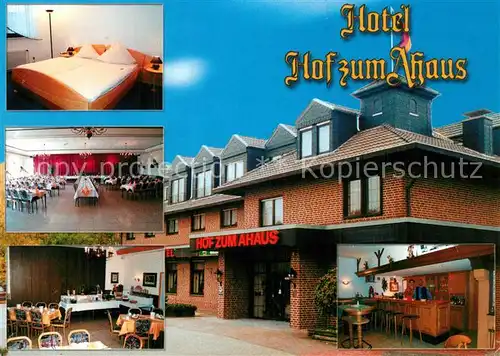 AK / Ansichtskarte Wuellen Hotel Hof zum Ahaus Speisesaal Zimmer Wuellen