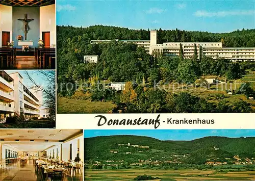 AK / Ansichtskarte Donaustauf Krankenhaus Kapelle Speisesaal Panorama Donaustauf