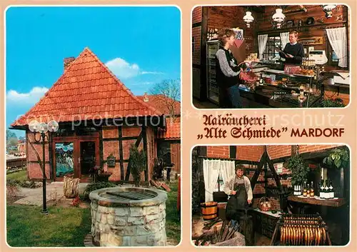 AK / Ansichtskarte Mardorf_Niedersachsen Aalraeucherei Alte Schmiede Gastraeume Mardorf Niedersachsen